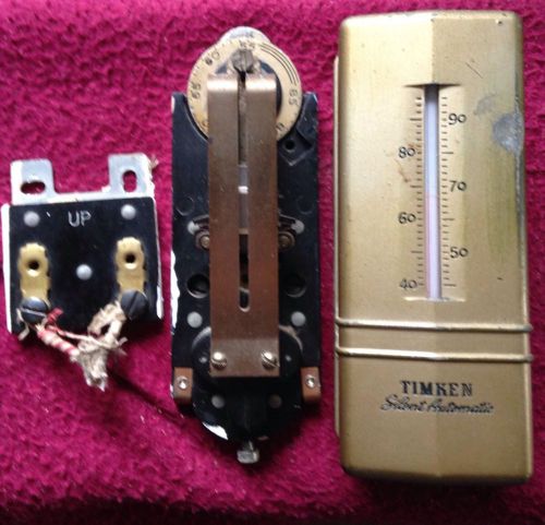 VINTAGE TIMKEN WALL THERMOSTAT MODEL 175-A 32B SILENT AUTOMATIC