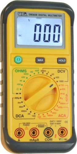 Uei dm383b digital volts ohms amps capacitance multimeter for sale