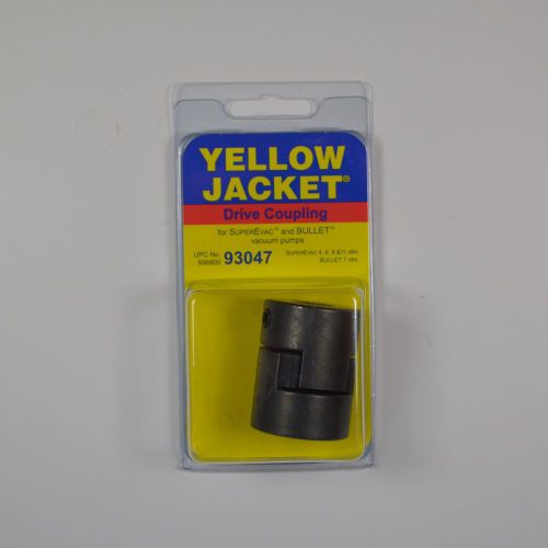 Yellow jacket 93047 vacuum pump drive coupling for superevac pumps - new! for sale