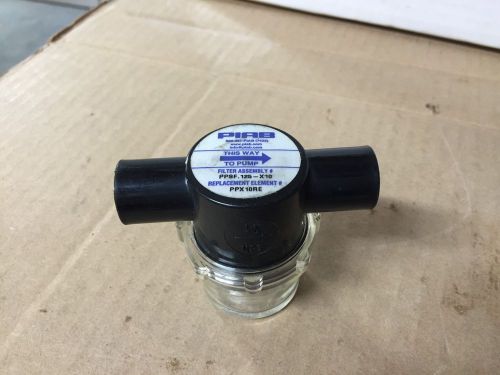 Piab filter assembly # ppsf, 125-x10 replacement element # ppx10re 1/8 npt for sale