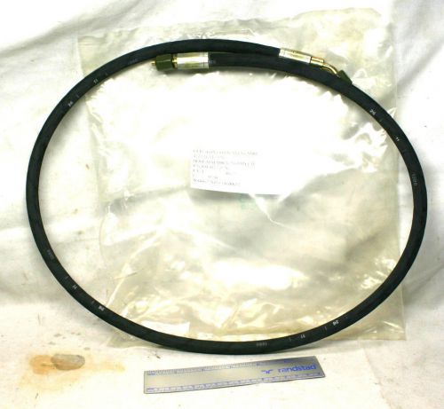 Manuli sae100 r1at 3/16&#034; hydraulic hose 47&#034; w/metric ftgs mil mfg oerlikon new for sale
