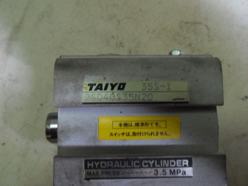 (L6) 1 TAIYO 35S-1 2SD40S35N20  HYDRAULIC CYLINDER