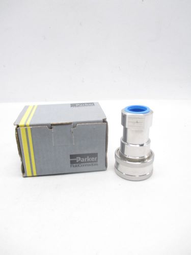 NEW PARKER SSH8-62Y STAINLESS HYDRAULIC QUICK COUPLING 1 IN D481982