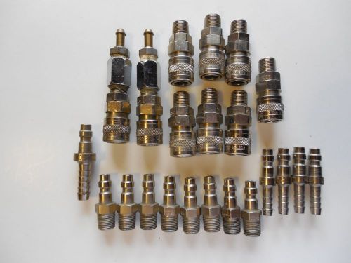 Quick disconnects and chrome platted brass hose fittings for sale