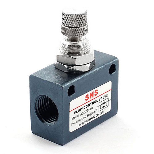 Asc200-08 one way throttle pneumatic air system flow control valve eyggv g1/4&#034; for sale