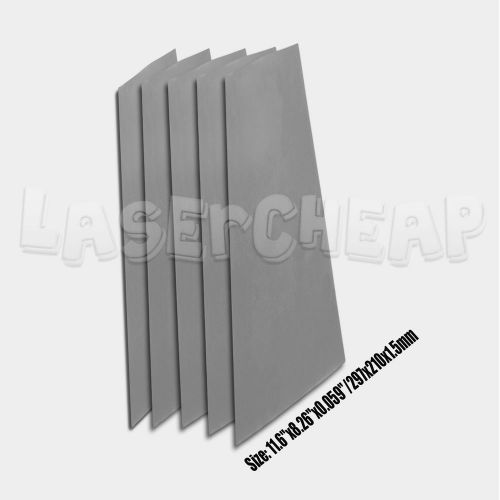 1 pcs laser grey rubber sheet for stamp/laser engraving machine a4 1.5 mm new for sale
