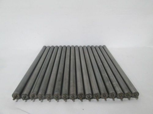 Lot 16 new 24-1/2x1-3/8in conveyor roller 5/16in hex shaft d291058 for sale