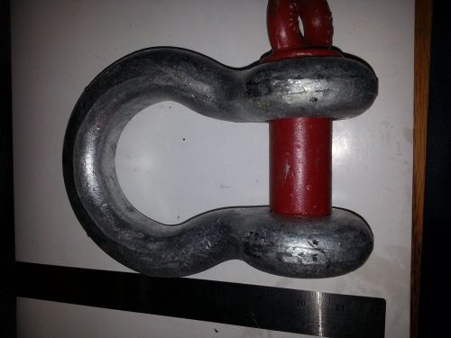 Crosby 12 ton wll 1-1/4&#034; shackle and screw clevis anchor / lift hs6 for sale