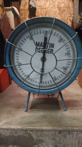MARTIN DECKER HANGING SCALE 3000# FROM INTERNATIONAL HARVESTER CANTON, IL PLANT