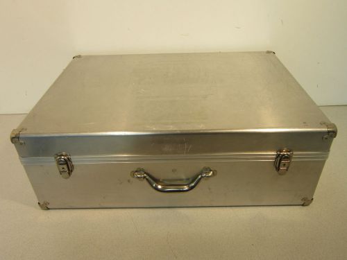 Silver Steel Carrying Storage Case