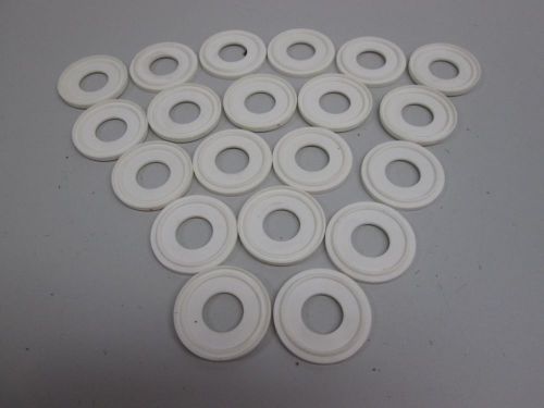 LOT 20 NEW 2-1/16X15/16X1/4IN SILICONE FERRULE GASKET D274326