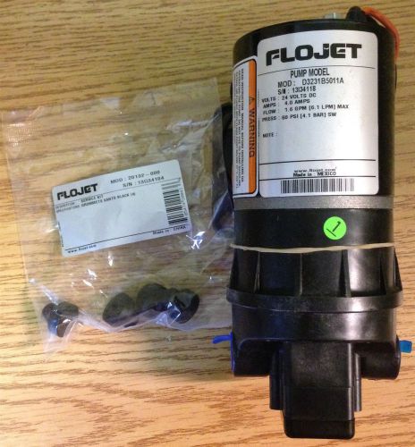 Flojet xylem d3231b5011a duplex ii pump model 24vdc 4.0a 1.6gpm 60psi 13i34118 for sale