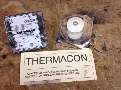 TWO Thermacon Model T-90 Passive Infrared Detectors, Concealed Design, w/ manual