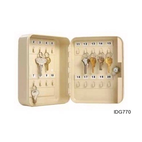 Key Storage Cabinet Keys Holder Organizer Steel Safe Home Secure 20-Keys Boxe