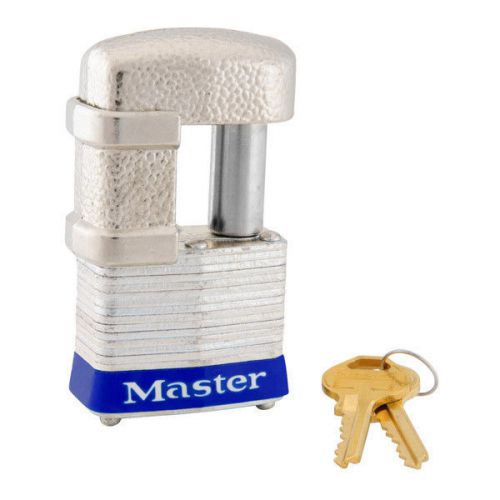 NEW IN BOX Master Lock Shrouded Padlock Trailer Lock Keyed Alike Model 37KA