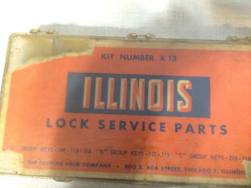 Illinois X-13 Lock Service Parts Kit
