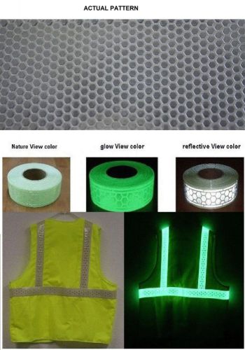 One - 5 cm x 44 cm glow in the dark and reflective tape strip (7-ht-1) for sale
