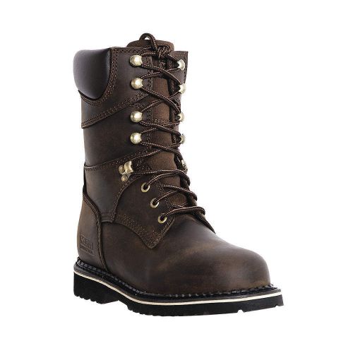 Work boots, pln, mens, 15, dark brown, 1pr mr88144 15 med for sale