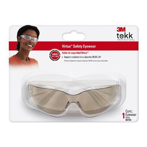 3M 90789-80025T Tekk Protection Virtua Safety Eyewear with Indoor/Outdoor Mirror