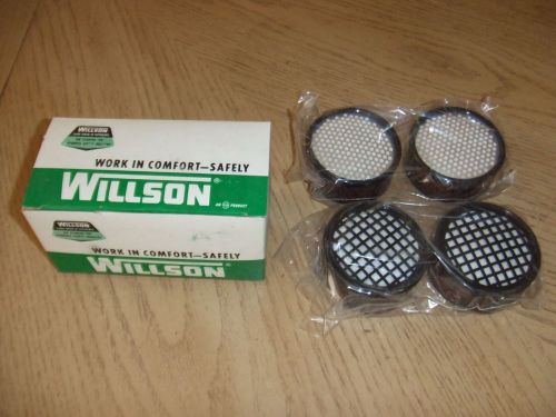 VINTAGE NEW NOS Box of (4) Willson #41 Organic Vapor Filter Cartridges USB Mines