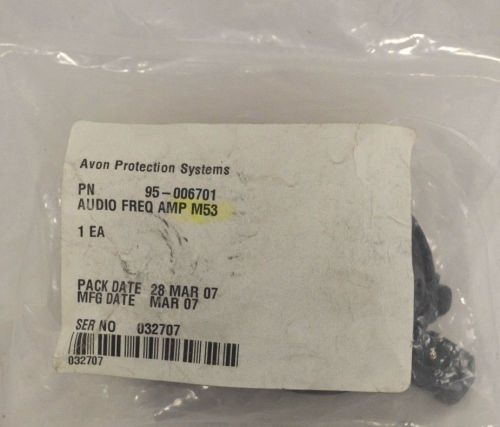 AVON PROTECTION SYSTEMS 95-006701 AUDIO FREQ AMP M53 VOICE PROJECTION UNIT 72005