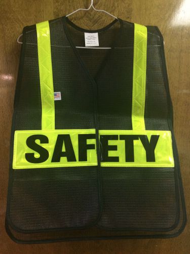 Identifier Vest: BLACK SIZE L: SAFETY