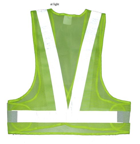 Reflective safety vest orange w/ 3&#034; strips for construction traffic &amp; warehouse for sale
