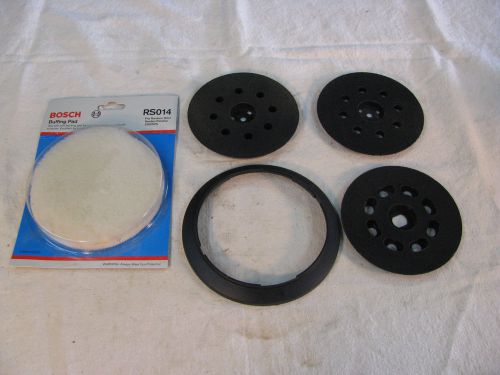 Bosch 5&#034; hook &amp; loop sanding pads w/ polishing pad for sale