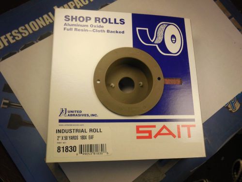 United abrasives inc. industrial grade shop roll, (sait) 2&#034; x 50 yards 180x eaf for sale
