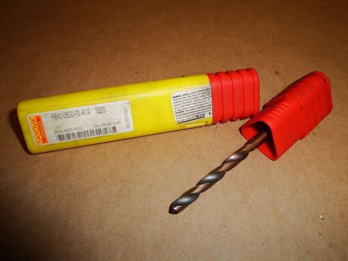 Sandvik coromant - r840-0500-70-a1a 1220 - 5.30mm solid cardide drill for sale