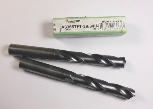 Titex carbide alpha 2 drills 29/64&#034; a3365tft-29/64in qty 2 &lt;038&gt; for sale