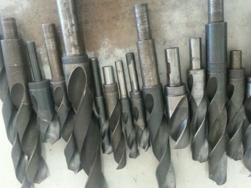 LOT OF 19 DEMMING DRILLS MISC. SIZES