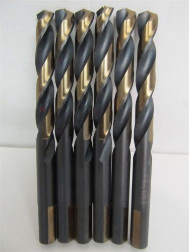 Drillco 350N122, 11/32&#034;, HSS, Nitro Mechanics Length Drill Bits - 6 each