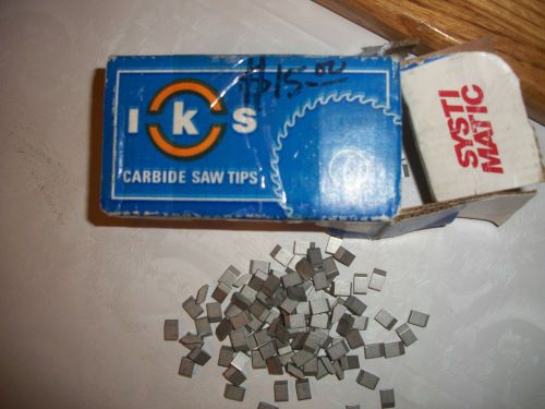 I_K_S Carbide Saw Tips untinned 7220 IKS-2  250ea FREE SHIPPING