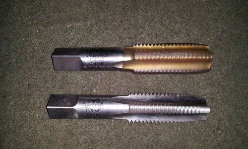 Gtd greenfield 1&#034;-8 nc g h4 hs bottom tap lot of 2 for sale