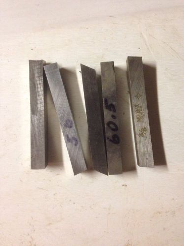 3/8&#034; Carbide Cutting Bits Lot Of 5