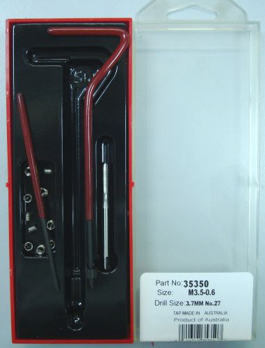 Thread repair helicoil kit - m3.5x0.6 ( tap+tool+10 inserts, lenght=5mm) for sale