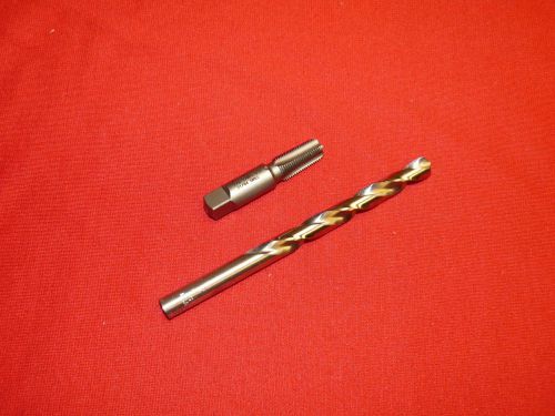 Irwin 1902 zr 1/8 -27 npt taper pipe tap w/ ltr r drill bit egr exhaust for sale