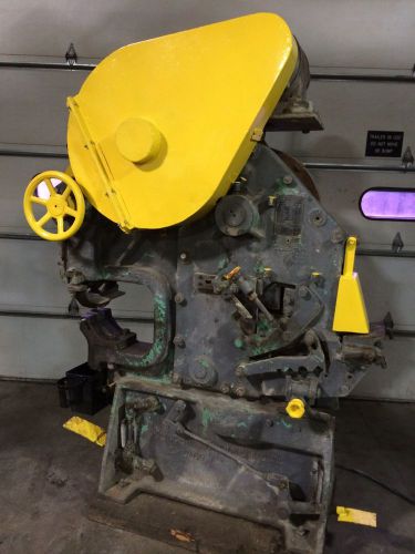 Kling #4 Ironworker Shear Punch Coper Angle Round Square Holes 60 Ton Mech