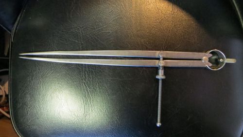 12 INCH STARRETT NO. 83 CALIPER DIVIDER COMPASS