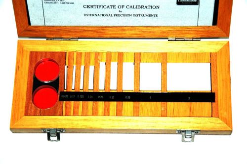Fowler 53-684-003 calibration set with ceramic blocks and optical flats for sale