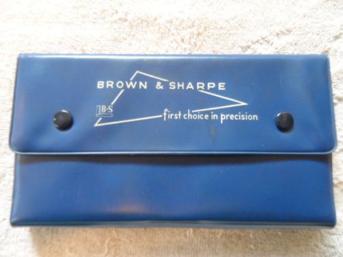 Brown &amp; Sharpe Radius Gage Set