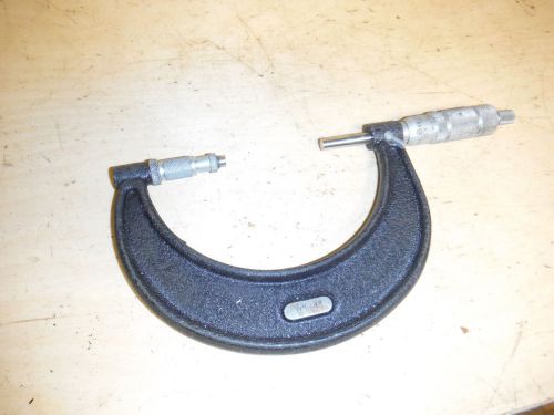 CENTERAL TOOL CO. 0-4&#034; MULTI ANVIL MICROMETER MACHINIST TOOL