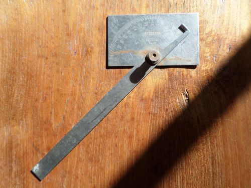 Vintage General Hardware No.19 Stainless Steel Protractor