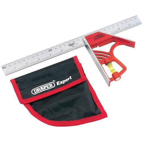 Draper expert combination square with magnetic lock rule ruler angle (89476) for sale