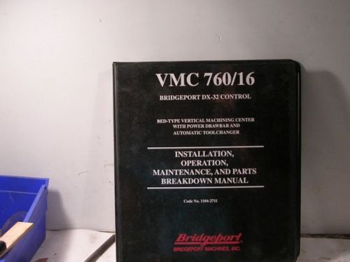 BRIDGEPORT VMC 760 / 16    MANUAL NEW
