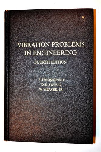 VIBRATION PROBLEMS IN ENGINEERING Book 4th ed by Timoshenko 1974 #RB109