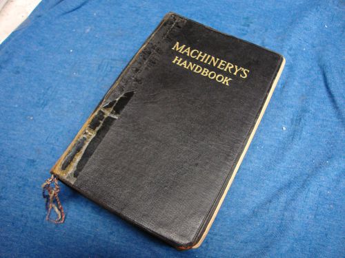 Machinery&#039;s Handbook Dated 1918 Fifth Edition
