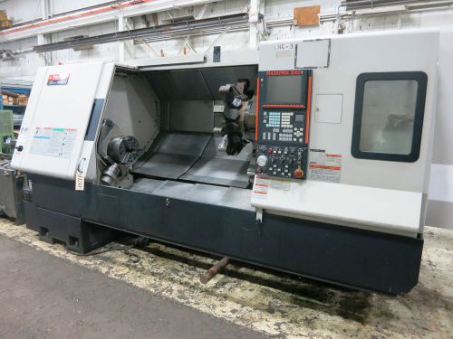 21&#034;X60&#034; MAZAK SQT 300MY CNC 4-AXIS TURNING CENTER LATHE WITH Y-AXIS AND LIVE TOO