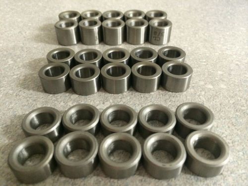 30 new press fit drill bushings 3/8 id x 5/8 od 3 different lengths for sale